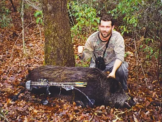 Cliff Wright Wild Boar — Exotic Hunts at Gunners Taxidermy
