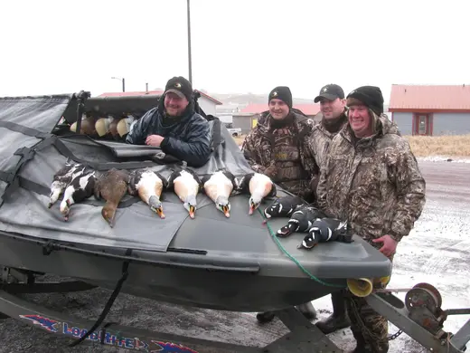 Alaska Sea Duck Hunts — photograph from the Gunners Taxidermy gallery