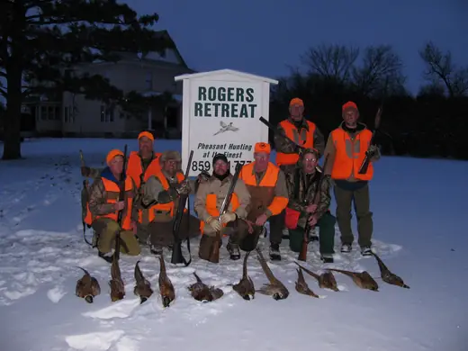 South Dakota Pheasant Hunt — photograph from the Gunners Taxidermy gallery