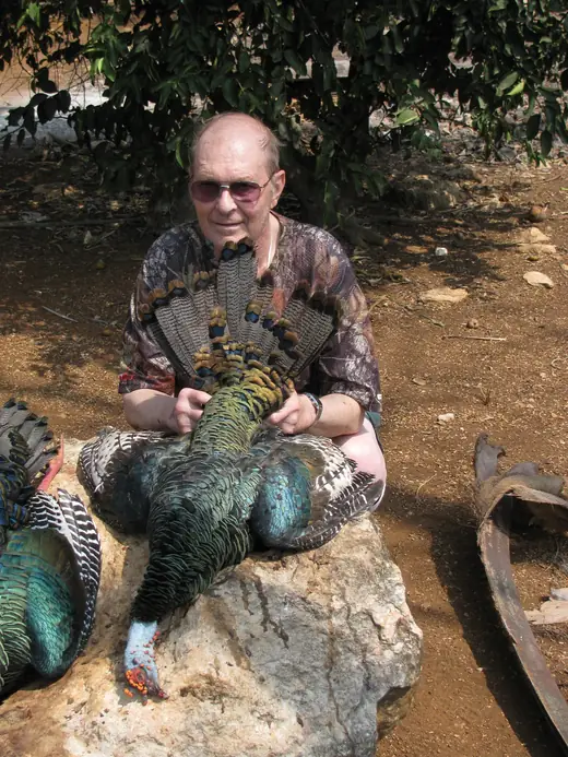 Ocellated Turkey Hunts — photograph from the Gunners Taxidermy gallery
