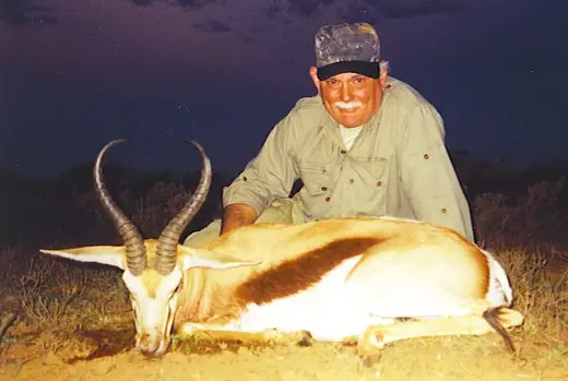 Ron Luttrell Springbok — Africa Plains Game Hunts at Gunners Taxidermy